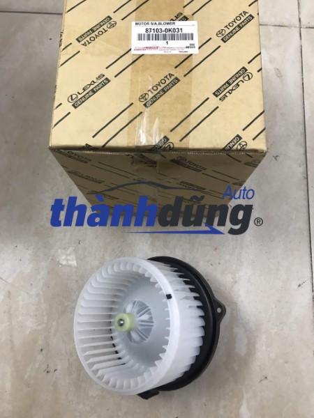 QUẠT GIÓ ĐIỀU HÒA TOYOTA FORTUNER 2012 | 87103-0K031