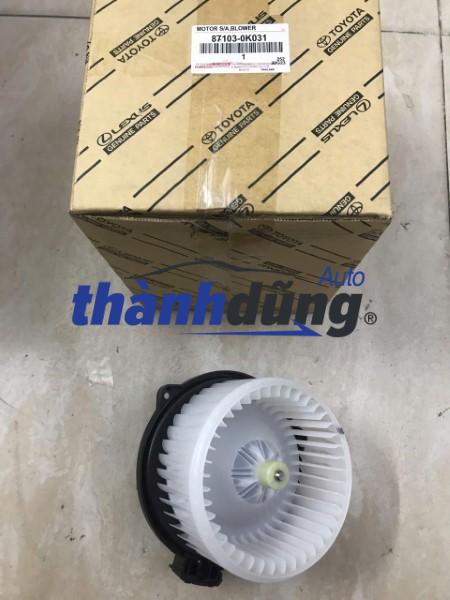 QUẠT GIÓ ĐIỀU HÒA TOYOTA FORTUNER 2012 | 87103-0K031