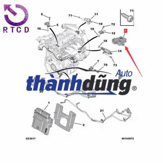 RƠ LE ĐIỀU KHIỂN START STOP PEUGEOT 3008 | YL00967680 - Ảnh 4
