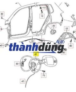 công tắc mở nắp bình xăng, công tắc mở nắp bình nhiên liệu