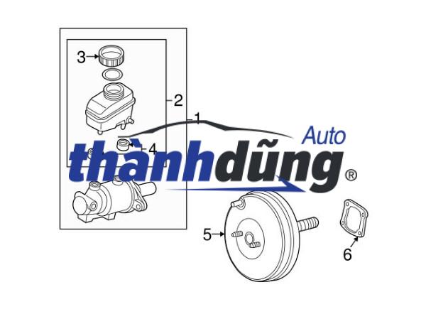 BÌNH DẦU PHANH LEXUS LX600 2020-2023 | 47288-71010 - Ảnh 4