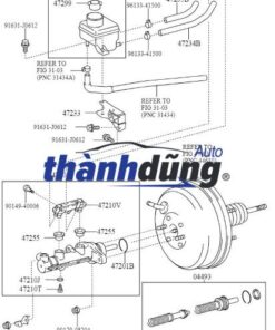 Alternative view of BÌNH DẦU PHANH LEXUS LX600 2020-2023 | 47288-71010