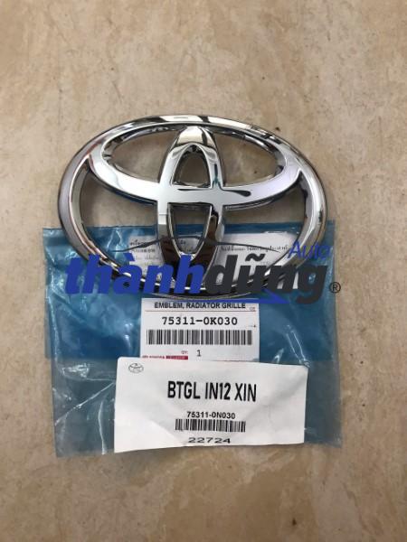 BIỂU TƯỢNG CA LĂNG TOYOTA AVANZA 2017-2021 | 753110K030