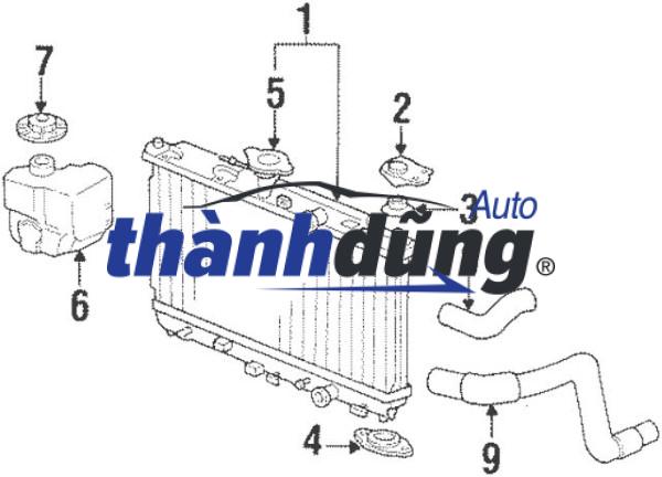 CAO SU CHÂN KÉT NƯỚC HYUNDAI VERACRUZ 2006-2013 | 253362B000 - Ảnh 7