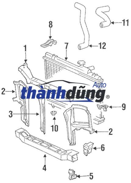 CAO SU CHÂN KÉT NƯỚC HYUNDAI VERACRUZ 2006-2013 | 253362B000 - Ảnh 5