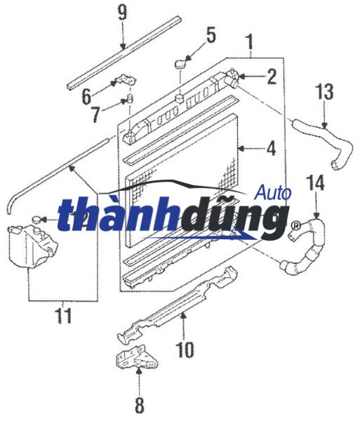 CAO SU CHÂN KÉT NƯỚC HYUNDAI VERACRUZ 2006-2013 | 253362B000 - Ảnh 4