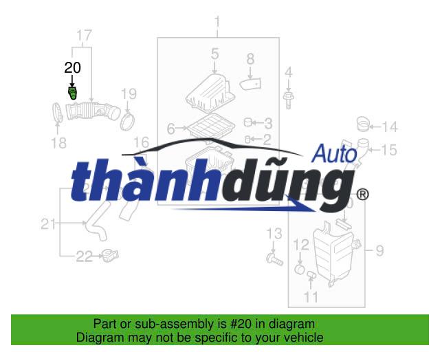 CẢM BIẾN NHIỆT ĐỘ KHÍ NẠP CHEVROLET CRUZE | 96183228 - Ảnh 6