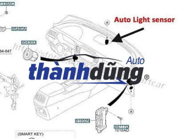 CẢM BIẾN ÁNH SÁNG NISSAN NAVARA 2010-2024 | 285765RA0A - Ảnh 7