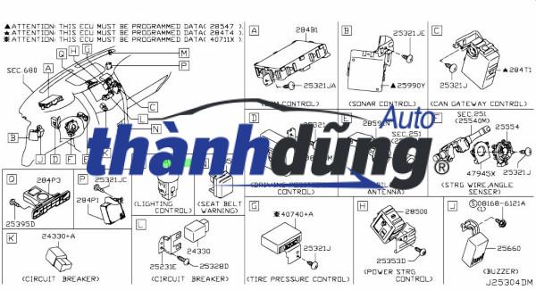 CẢM BIẾN ÁNH SÁNG NISSAN NAVARA 2010-2024 | 285765RA0A - Ảnh 5