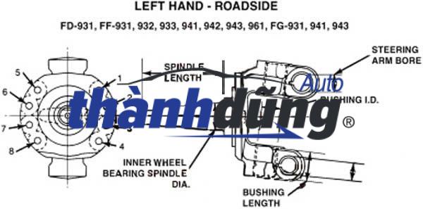 ĐẦU ĐÓT LÁI KIA K2700 | 517154E704 - Ảnh 4
