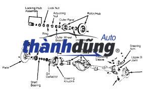 ĐẦU ĐÓT LÁI KIA K2700 | 517154E704 - Ảnh 6