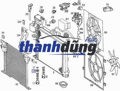 NÚT KÉT NƯỚC MERCEDES C180 2012-2015 | 0009970224 - Ảnh 5