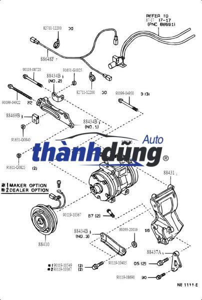 GIÁ BẮT LỐC ĐIỀU HÒA XE TOYOTA INNOVA 2011 | 88431-0K010 - Ảnh 7