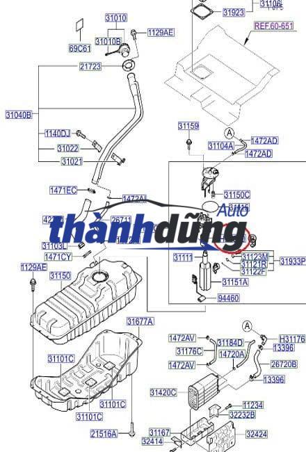SẤY NHIÊN LIỆU KIA SEDONA 2001-2006 | 31394H1950 - Ảnh 6