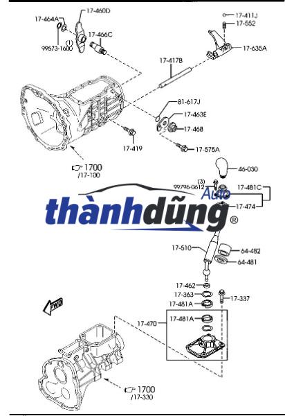 PHỚT CẦN ĐI SỐ XE FORD EVEREST 2010 | P50217492 - Ảnh 5