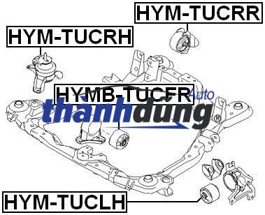 CAO SU TREO MÁY SAU HYUNDAI STAREX 2007 | 218234A001 - Ảnh 5