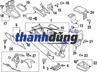 CÔNG TẮC GÀI CẦU XE FORD RANGER 2018 | AB39-7Z155-BA - Ảnh 5