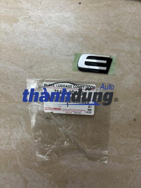 CHỮ E CỐP HẬU TOYOTA VIOS LIMO | 75444-0D340
