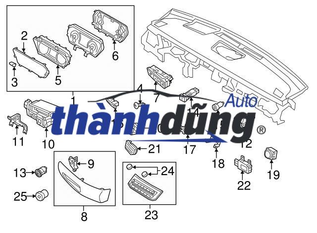 NÚT ĐỀ NỔ START STOP MAZDA CX3 | BJS7663S0 - Ảnh 7