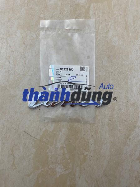 CHỮ BIỂU TƯỢNG LANOS DÁN CỐP HẬU | 96226350