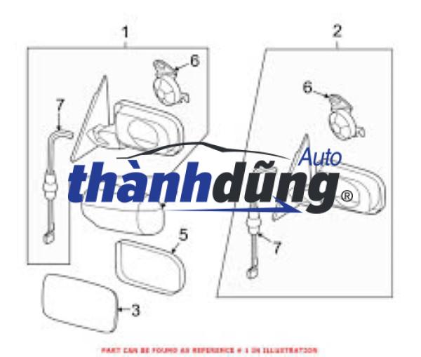 GỌNG GƯƠNG TRÁI KIA K3000 | 0K60A69110E - Ảnh 4