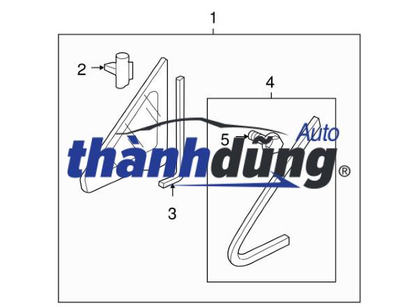 RON KÍNH TAM GIÁC HONDA CIVIC 2.0 2010 | 73335-SNA-003 - Ảnh 7