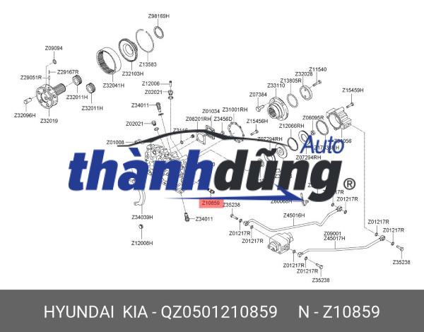 CẢM BIẾN TỐC ĐỘ HỘP SỐ HYUNDAI HD450 | QZ0501210859 - Ảnh 5