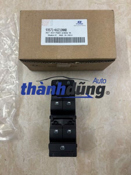 CÔNG TẮC NÂNG KÍNH XE HYUNDAI I10 2022 | 93571K6210NNB