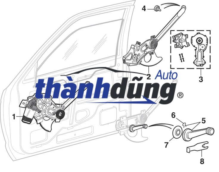 MÔ TƠ LÊN KÍNH ISUZU QKR55H | 8978521154 - Ảnh 5