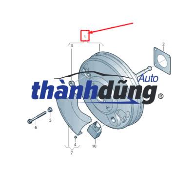BẦU TRỢ LỰC PHANH XE TOYOTA FORTUNER | 446100K030 - Ảnh 4