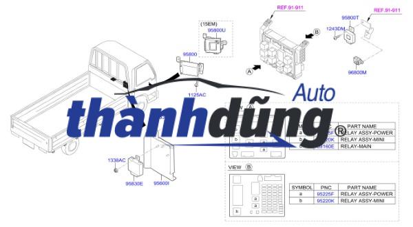 CHẮN BÙN BÁNH TRƯỚC XE HYUNDAI PORTER 2 | 868314F000 - Ảnh 2