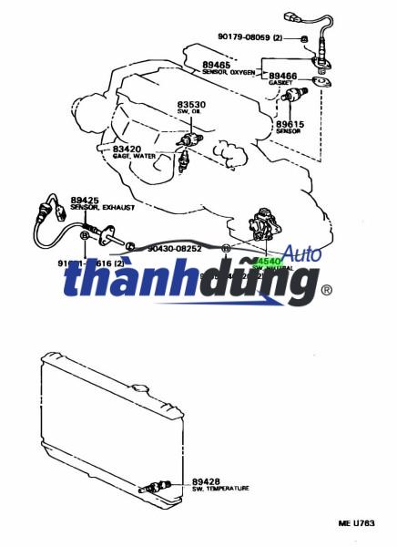CÔNG TẮC ĐI SỐ TOYOTA YARIS 1.5 2010 | 8454052070 - Ảnh 5