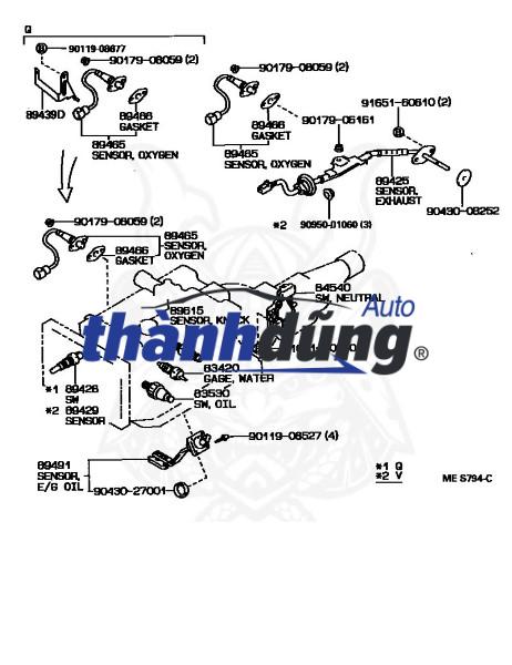 CÔNG TẮC ĐI SỐ TOYOTA YARIS 1.5 2010 | 8454052070 - Ảnh 6