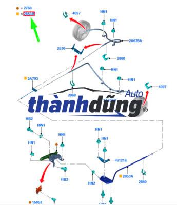 CÁP PHANH TAY SOYAT 7 CHỖ | 120204004 - Ảnh 5