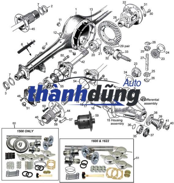 PHỚT QUẢ DỨA XE SSANGYONG KORANDO | 4202505000 - Ảnh 5