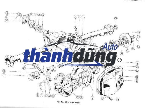 PHỚT QUẢ DỨA XE SSANGYONG KORANDO | 4202505000 - Ảnh 6