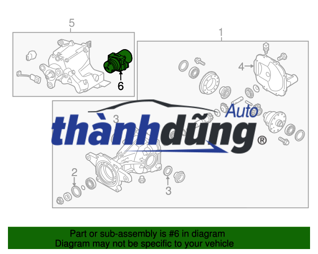 MÔ TƠ CÀI CẦU XE ISUZU DMAX 2007 | 8981964150 - Ảnh 6
