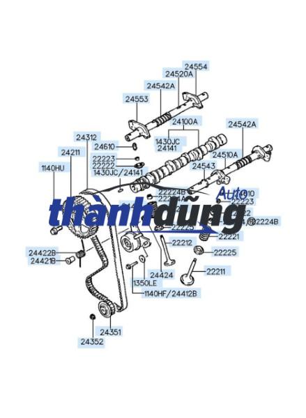 CON ĐỘI THỦY LỰC KIA RONDO 2014-2018 | 246102E000 - Ảnh 6