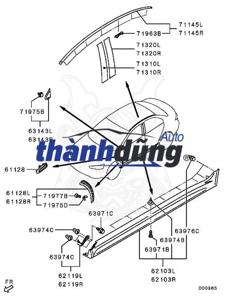 XI NHAN SƯỜN XE HYUNDAI COUNTY 2018 | 923068C320 - Ảnh 5