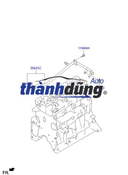 ỐNG NƯỚC RA XE KIA FRONTIER J3 2003 | 0K88R-13540 - Ảnh 6