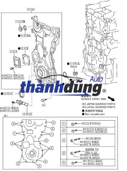 GIOĂNG BƯỞNG CAM SKODA YETI 2010-2018 | 06H103483E - Ảnh 4