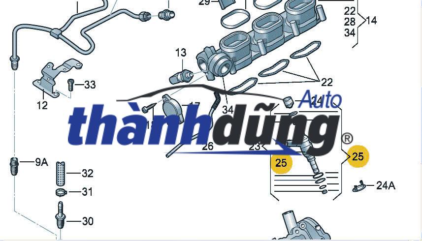 SEAL BÉC PHUN PEUGEOT 207 2009-2013 | 9806089280 - Ảnh 7