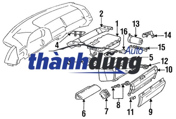 HỘP ĐỰNG ĐỒ HYUNDAI PORTER 2 2016 | 845124-F100ES - Ảnh 5