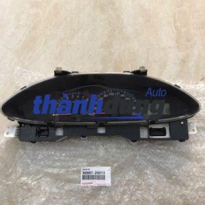 ĐỒNG HỒ TÁP LÔ XE TOYOTA VIOS 2012 | 838000DE50