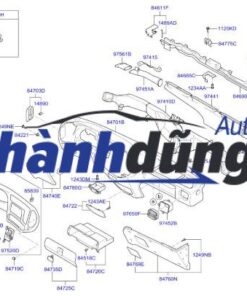 Alternative view of ỐP MẶT TÁP LÔ HYUNDAI COUNTY 2010 | 84710-5H000