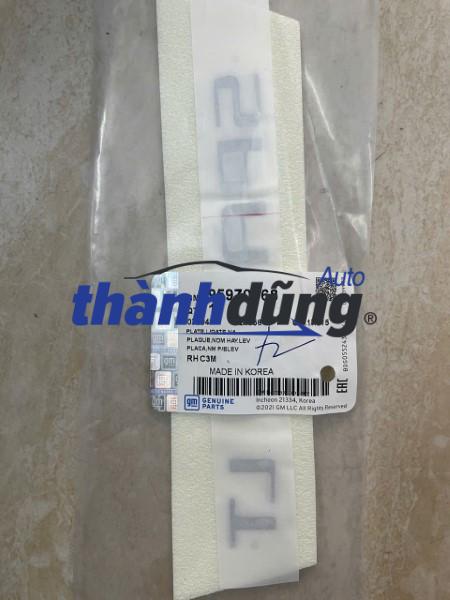 CHỮ SPARK DÁN CỐP HẬU CHEVROLET SPARK 2006 | 95970968