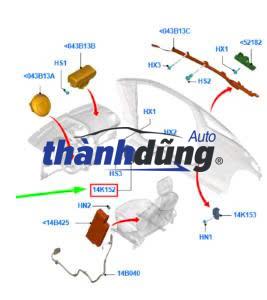 HỘP ĐIỀU KHIỂN TÚI KHÍ HYUNDAI ACCENT | 95910H6300 - Ảnh 3