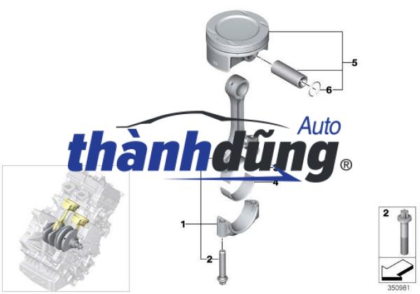 BU LÔNG TAY DÊN XE KIA SORENTO | 23513-3A000 - Ảnh 3