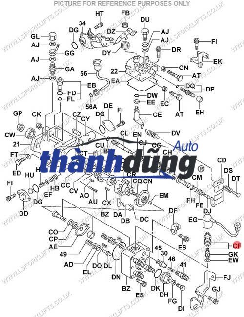 VAN TẮT MÁY MITSUBISHI FUSO CANTER | 14665-00820 - Ảnh 4