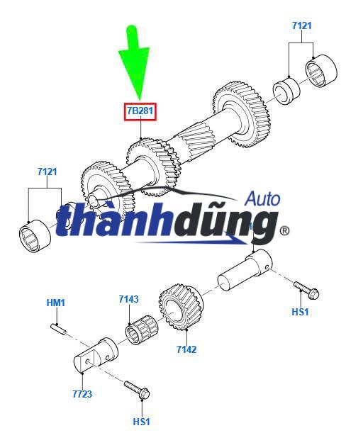 TRỤC 5 TẰNG, TRỤC BÁNH RĂNG 5 CẤP, TRỤC TRUYỀN ĐỘNG 5 TẦNG, TRỤC HỘP SỐ 5 CẤP, TRỤC TRUNG GIAN BÁNH RĂNG